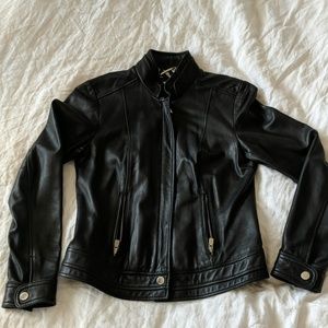 Women's leather jacket